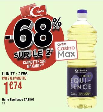Casino huile equilence