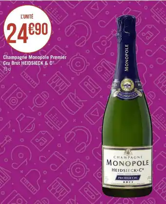 Heidsieck champagne monopole premier cru brut heidsieck & c°