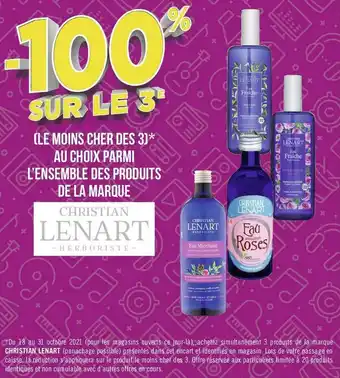 Géant Casino Lenart bon plan sur l’ensemble des produits de la marque lenart offre