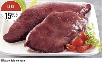 Géant Casino Abats foie de veau offre