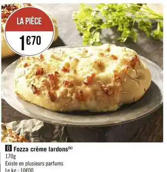 Fozza crème lardons