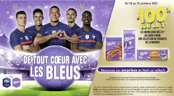 Géant Casino Milka bon plan sur une sélection de produits de la marque milka offre