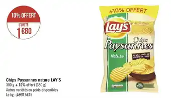 Lay’s chips paysannes nature