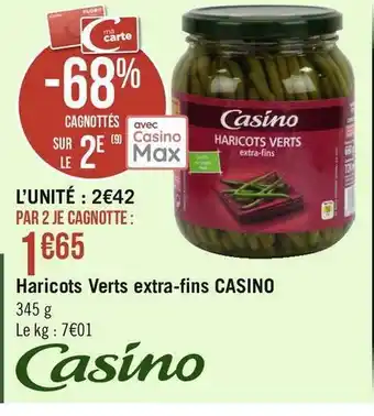 Casino haricots verts extra-fins