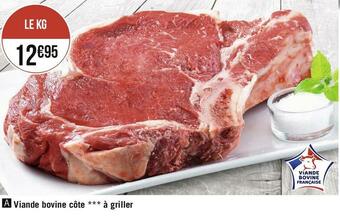 Viande bovine côte à griller