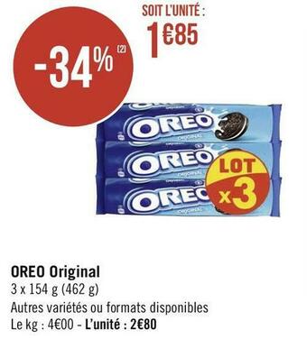 Géant Casino Oreo oreo original offre