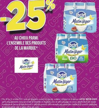 Géant Casino Lactel bon plan sur l’ensemble des produits de la marque lactel offre