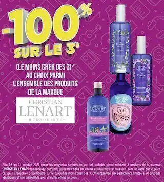 Géant Casino Lenart bon plan sur l’ensemble des produits de la marque lenart offre
