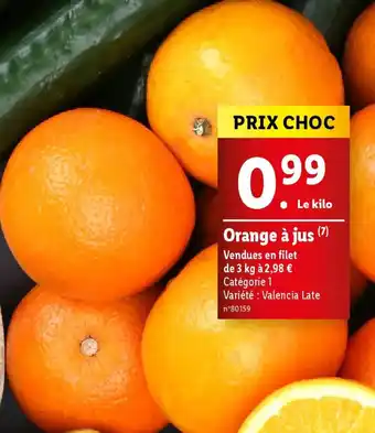 Lidl Orange à jus (7) offre