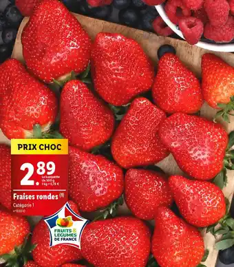 Lidl Fraises rondes (1) offre