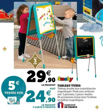 Smoby tableau tubes