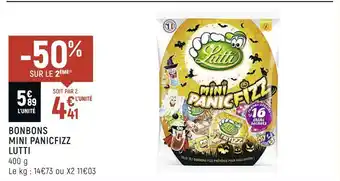 Petit Casino Lutti bonbons monster munch offre