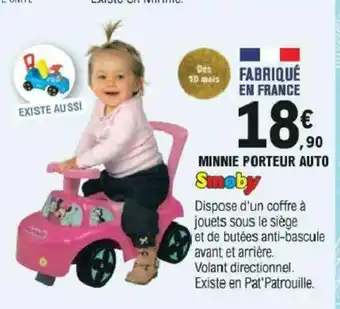 E.Leclerc Minnie Porteur Auto offre