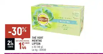 Lipton thé vert menthe