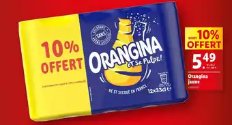 Lidl Orangina jaune offre