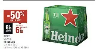 Petit Casino Heineken bière 5% vol. offre