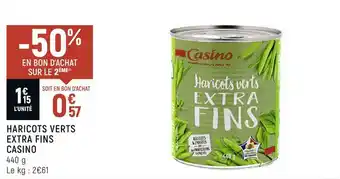 Spar Casino haricots verts extra fins offre