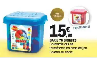 E.Leclerc Baril 70 Briques offre