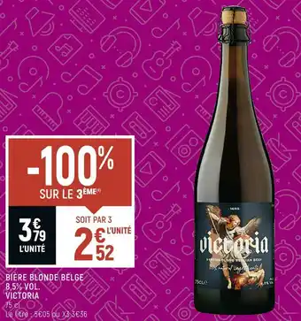 Bière blonde belge 8,5% vol.