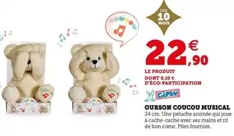 Gipsy ourson coucou musical