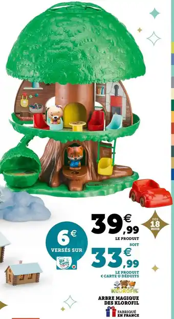 Hyper U Klorofil arbre magique des klorofil offre