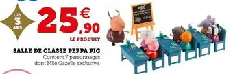 Peppa pig salle de classe