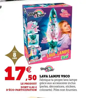 Hyper U Lava lampe vsco offre