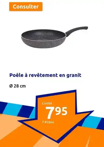 Action Poêle à revêtement en granit offre