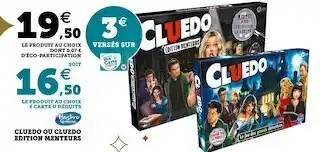 Hasbro cluedo ou cluedo edition menteurs