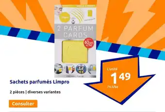 Action Sachets parfumés Limpro offre