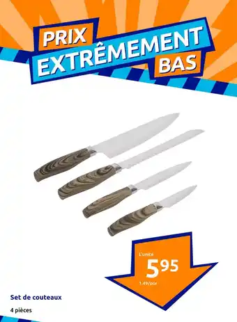 Action Set de couteaux offre