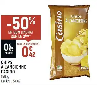 Spar Casino chips à l’ancienne offre