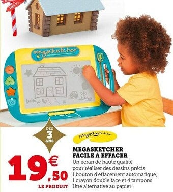 Megasketcher facile a effacer
