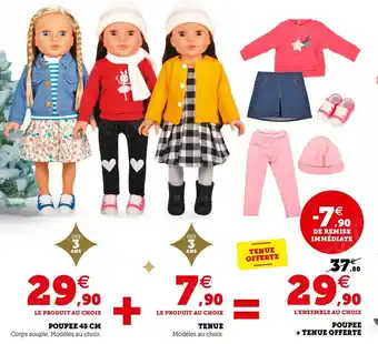 Poupee + tenue offerte
