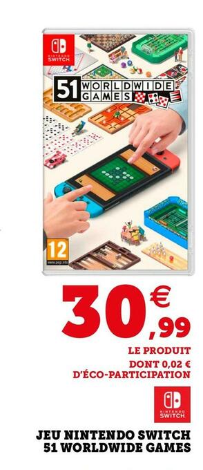 Super U Jeu nintendo switch offre
