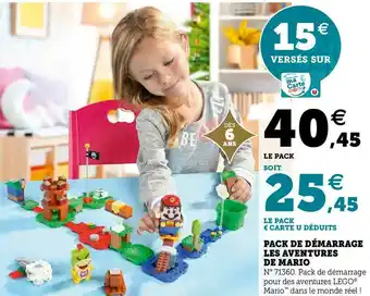 Lego pack de démarrage les aventures de mario