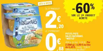 E.Leclerc PETITS POTS SALES NATURNES "NESTLÉ" offre