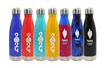 Carrefour PARIS 2024 Bouteille isotherme des Jeux Olympiques de Paris 2024 offre