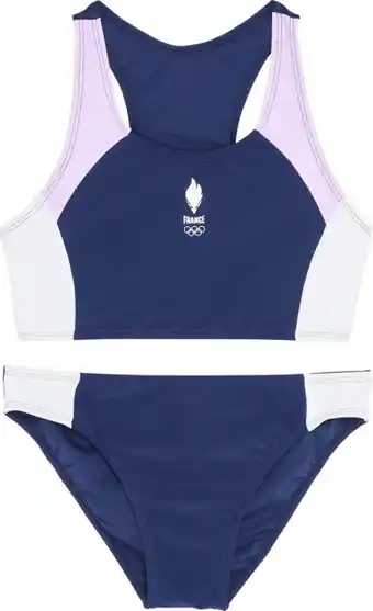 Carrefour PARIS 2024 Maillot de bain 2 pièces fille Equipe de France des Jeux Olympiques de Paris 2024 offre