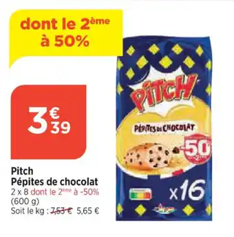 Bi1 Pitch Pépites de chocolat offre