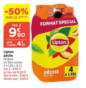 Bi1 Lipton pêche offre