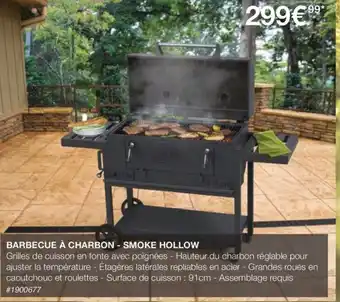 BARBECUE À CHARBON-SMOKE HOLLOW