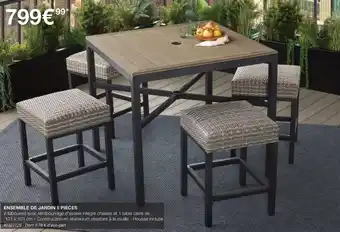 Costco ENSEMBLE DE JARDIN 5 PIECES offre