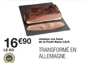 Monoprix Jambon cru fumé de la Forêt Noire I.G.P. offre