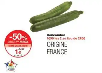Monoprix Concombre offre
