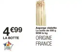 Monoprix Asperge violette La botte de 500 g offre