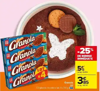 Carrefour Market Granola LU offre