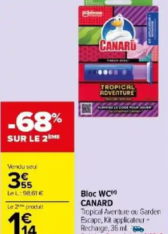 Carrefour Market Bloc WC CANARD offre