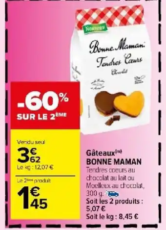 Carrefour Market Gâteaux BONNE MAMAN offre