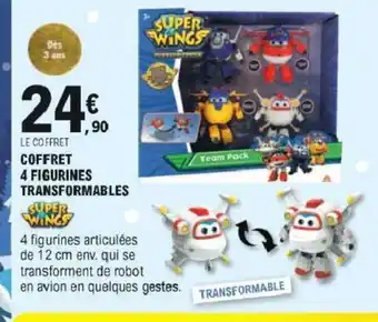 E.Leclerc Coffret 4 Figurines Transformables offre